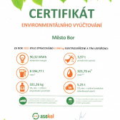 Certifikát environmentálního vyúčtování